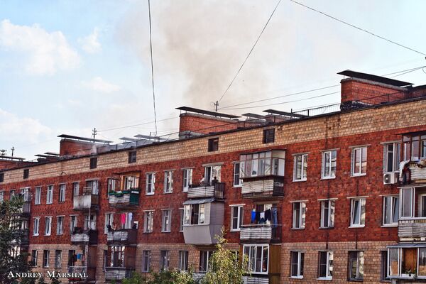 Пожар на улице Андропова