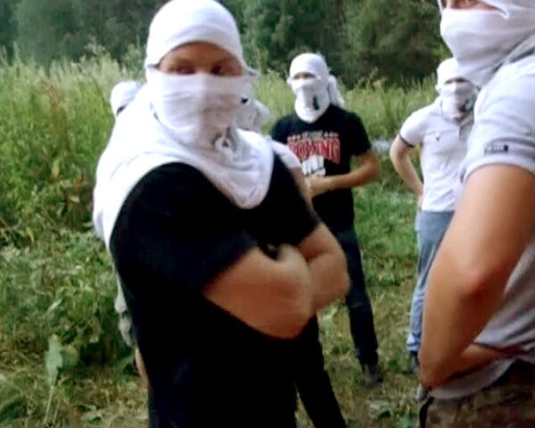Неизвестные в масках пришли в лагерь защитников Химкинского леса