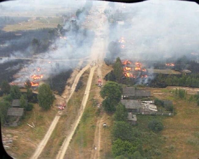 Пожары в Нижегородской области