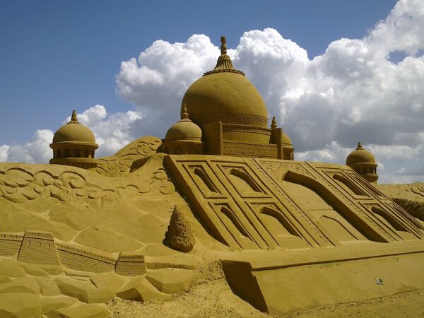 Фестиваль песчаных скульптур в Бланкенберге (Бельгия) 