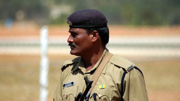 Полицейский в Индии