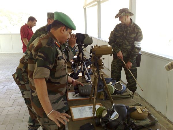 Индийские военные в Северной Осетии на горном полигоне Дарьял