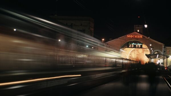 Скорый поезд Красная стрела. Архивное фото