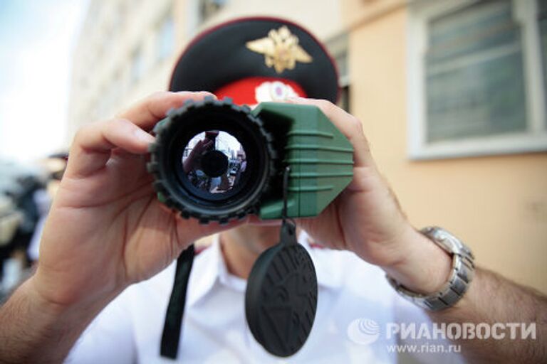 Демонстрация современной спецтехники и транспорта в НПО Спецтехники и связи МВД РФ