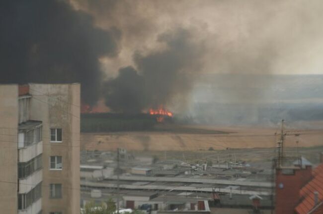 Пожар в Воронеже