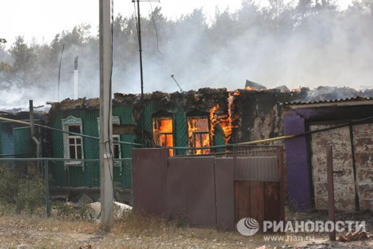 Пожары под Воронежем