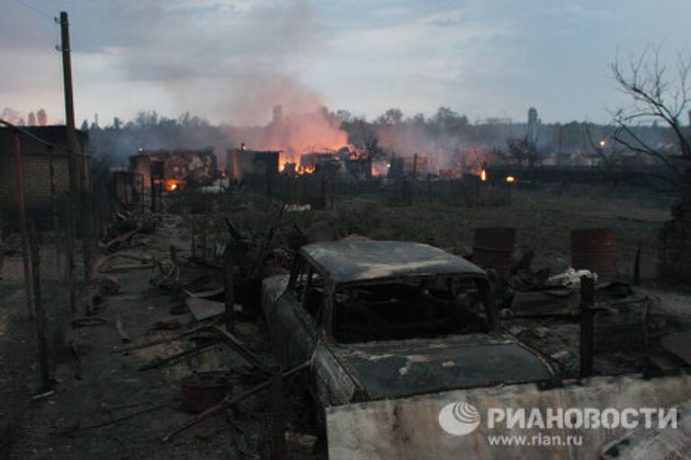 Пожары под Воронежем