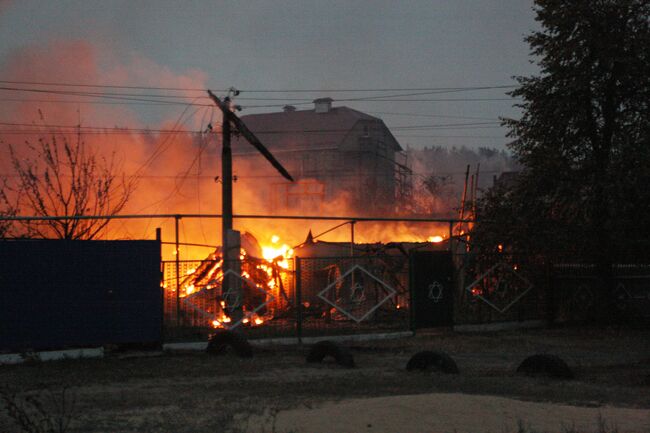 Пожары под Воронежем