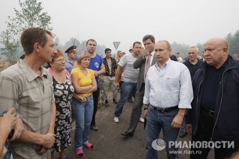 Премьер-министр РФ Владимир Путин прибыл с рабочей поездкой в Нижегородскую область