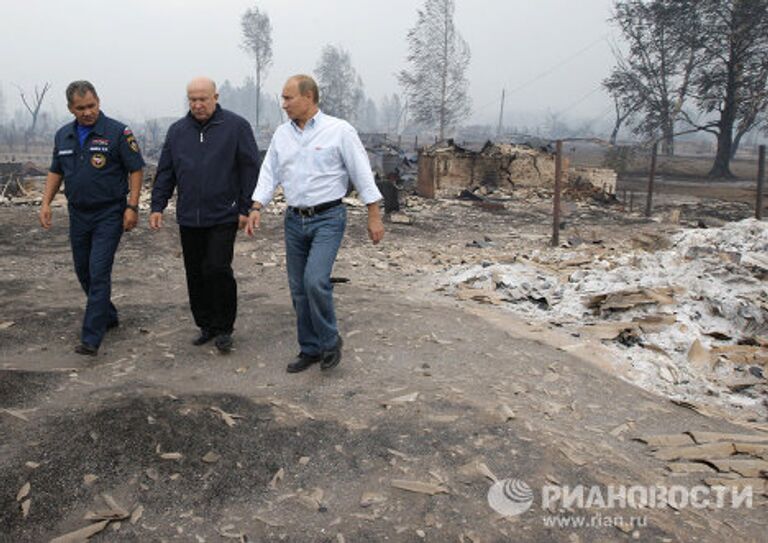 Премьер-министр РФ Владимир Путин прибыл с рабочей поездкой в Нижегородскую область