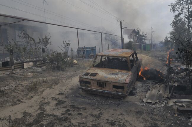 Пожары под Воронежем. Архив