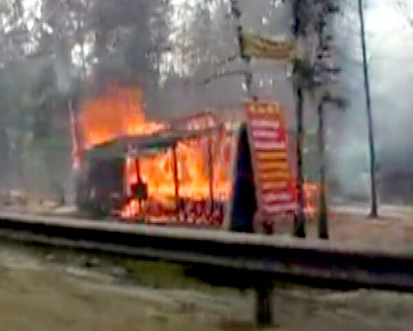 Лесной пожар в Воронеже уничтожает дома
