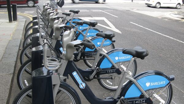 Система велосипедных парковок Barclays Cycle Hire в Лондоне