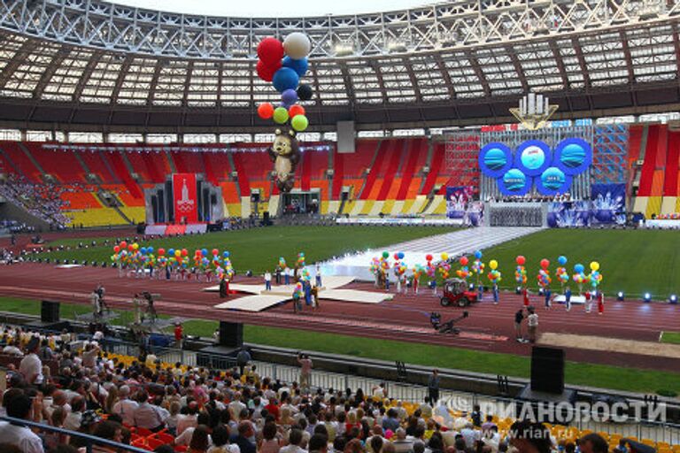 Спортивно-театрализованное представление, посвященное 30-летию Олимпиады 1980 года в Москве