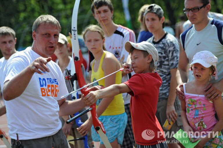 Спортивный праздник Московский спорт в Лужниках