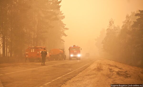 Огонь уничтожает села в Рязанской области