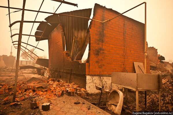 Огонь уничтожает села в Рязанской области