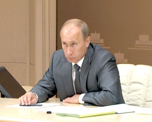 Путин по видеосвязи наблюдал за запуском гидроагрегата на СШГЭС   