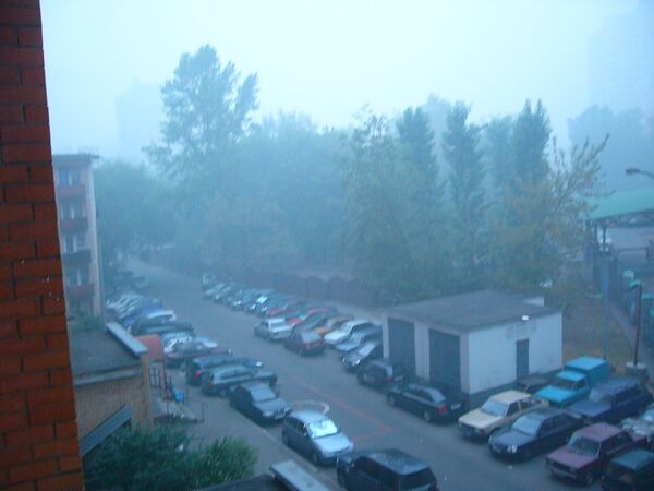 Северо-запад Москвы в дыму