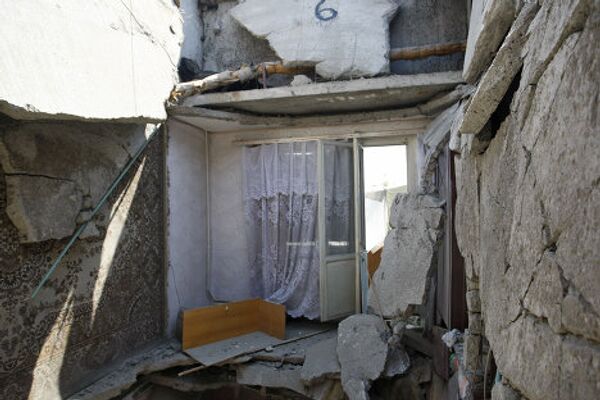 В жилом доме Краснодара обрушился потолок