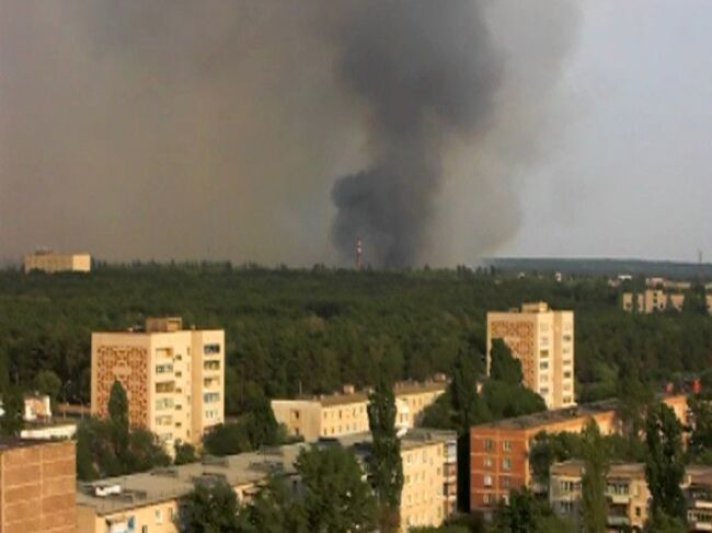 Лесной пожар в Нововоронеже подбирается к АЭС