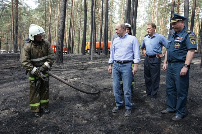 Премьер-министр РФ Владимир Путин прибыл в Воронеж