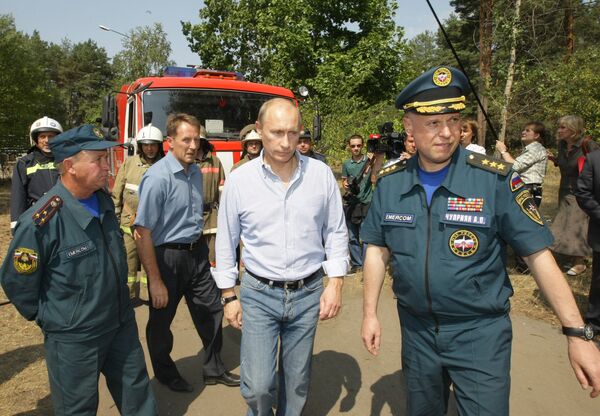 Премьер-министр РФ Владимир Путин посетил больницу на окраине Воронежа