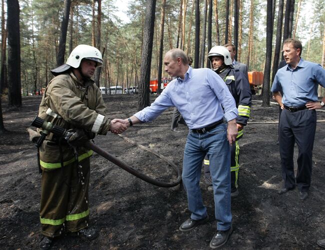 Премьер-министр РФ Владимир Путин прибыл в Воронеж