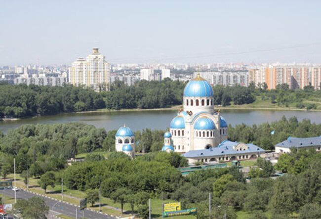 Дым в Москве. Орехово-Борисово Северное. 