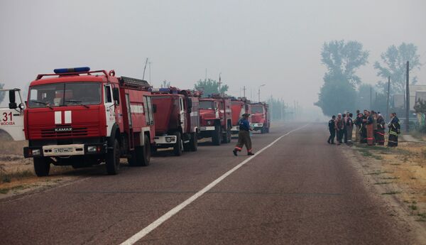 Пожары в Луховицком районе Московской области