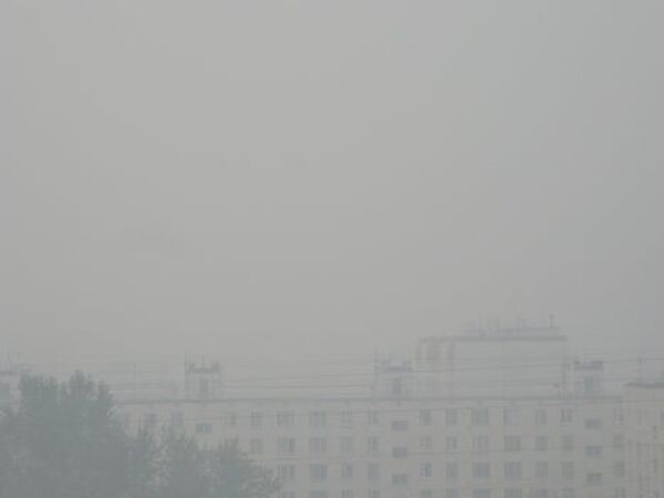 Дым от природных пожаров окутал Москву