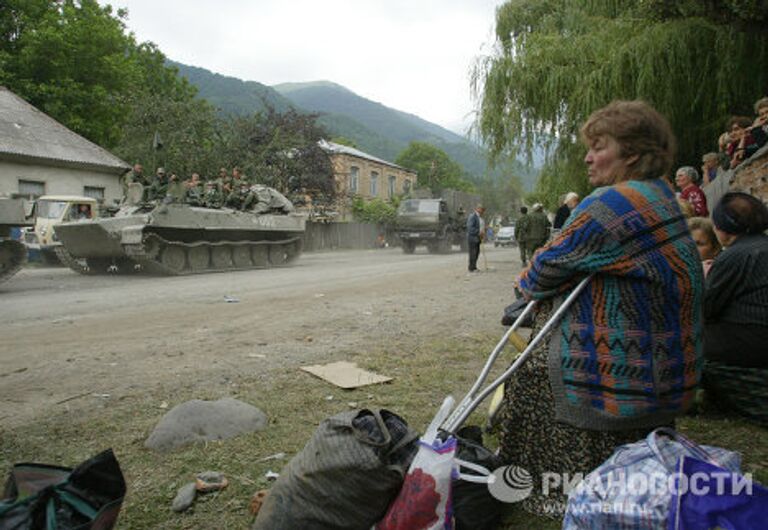 Продолжается военный конфликт в Южной Осетии