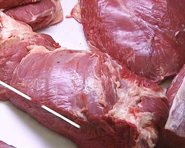 Качество мяса можно определить на глаз и на ощупь