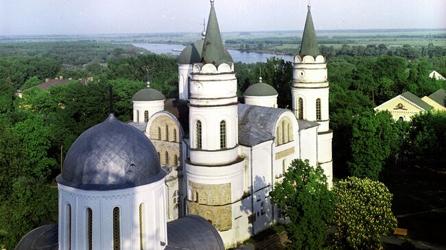 Спасо-Преображенский и Борисоглебский соборы города Чернигова