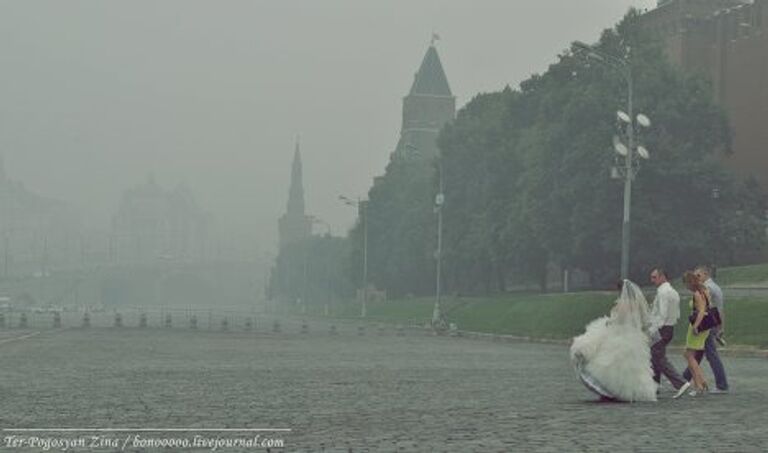 Дым в Москве