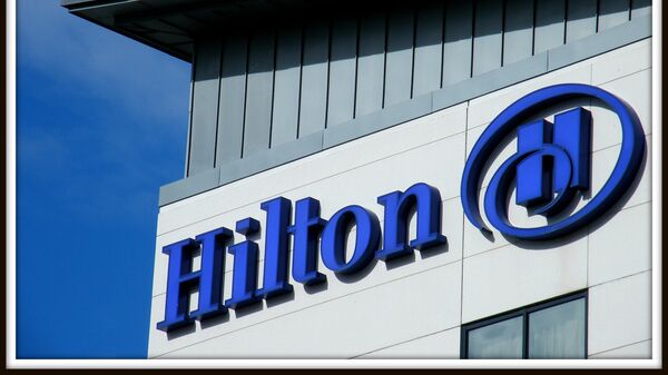 Логотип гостиничного бренда Hilton, архивное фото