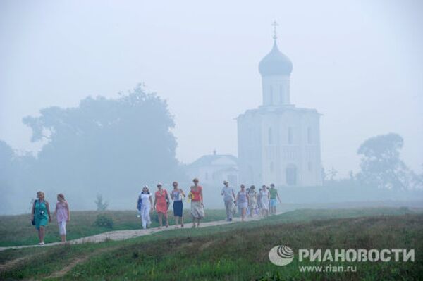 Смог от пожаров во Владимирской области