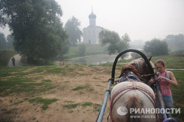 Смог от пожаров во Владимирской области