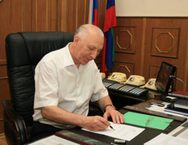 Министр внутренних дел по Республике Дагестан Али Магомедов 