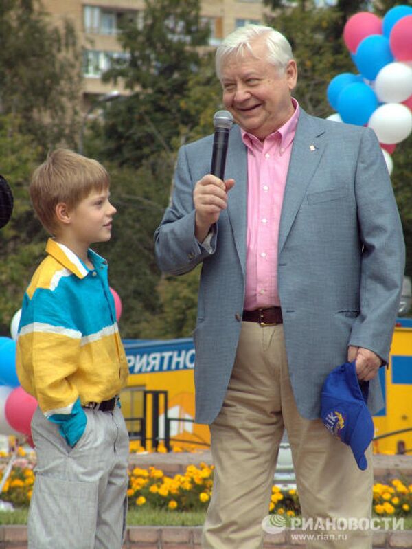 Олег Табаков с сыном Павлом