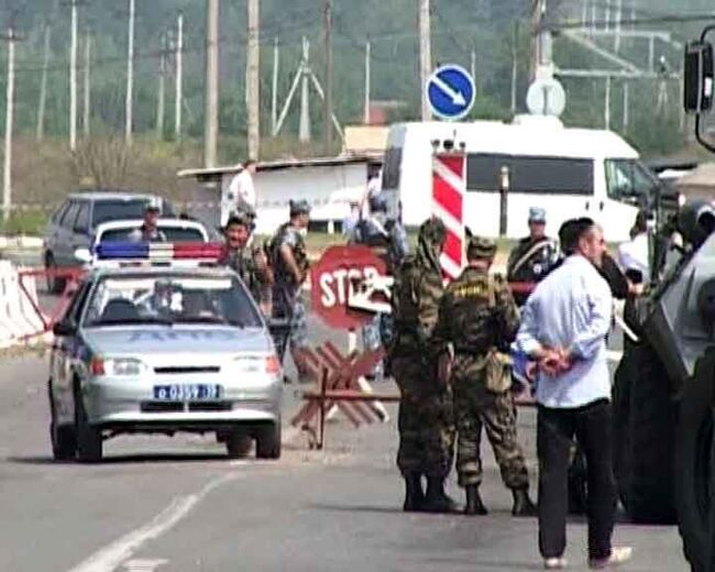 Смертник взорвал пост милиции в Северной Осетии. Видео с места ЧП