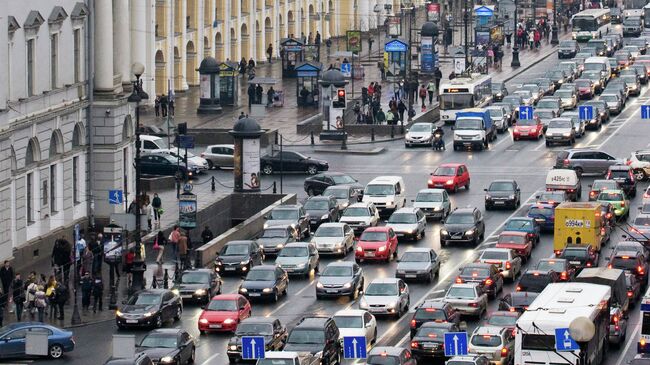 Невский проспект в Санкт-Петербурге. Архив