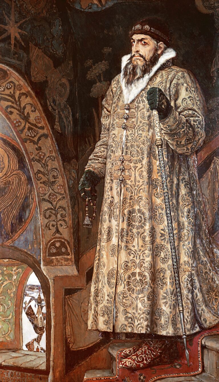 Картина Васнецова Царь Иван Грозный из собрания Государственной Третьяковской галереи