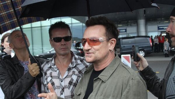 Лидер легендарной ирландской группы U2 Боно