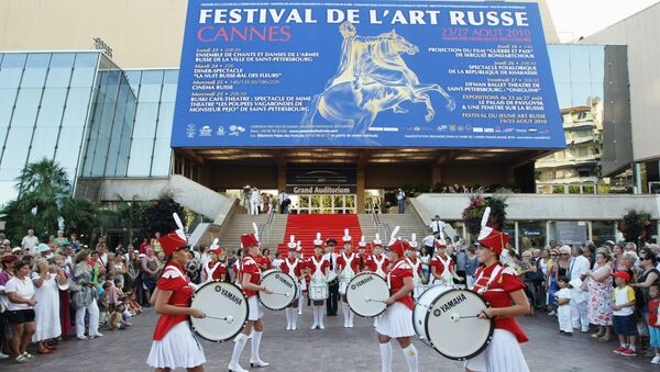 Открытие Фестиваля российского искусства в Каннах, архивное фото
