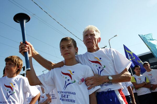 Эстафета «Всемирный бег гармонии - 2010» в Краснодаре.