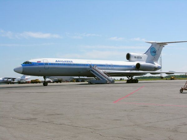 Самолет Ту-154 аварийно сел в Краснодаре в понедельник