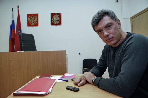 Суд по делу сопредседателя движения Солидарность Бориса Немцова. Архив