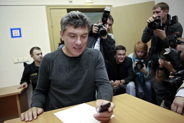 Суд по делу сопредседателя движения Солидарность Б. Немцова