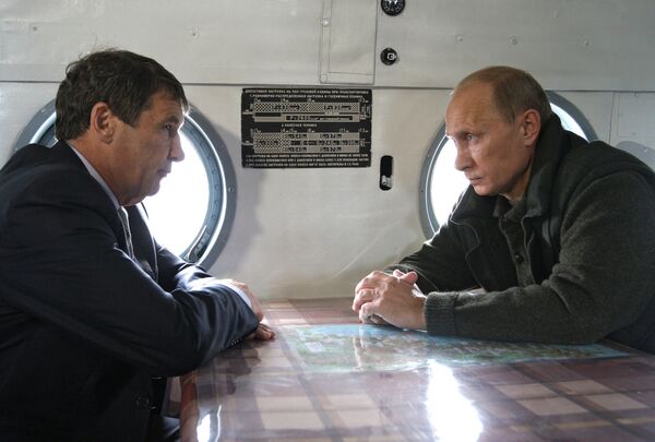 Премьер-министр РФ Владимир Путин встретился с губернатором Магаданской области